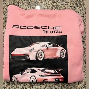 Unique pink Porsche hoodie